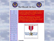Tablet Screenshot of 15thaf.org